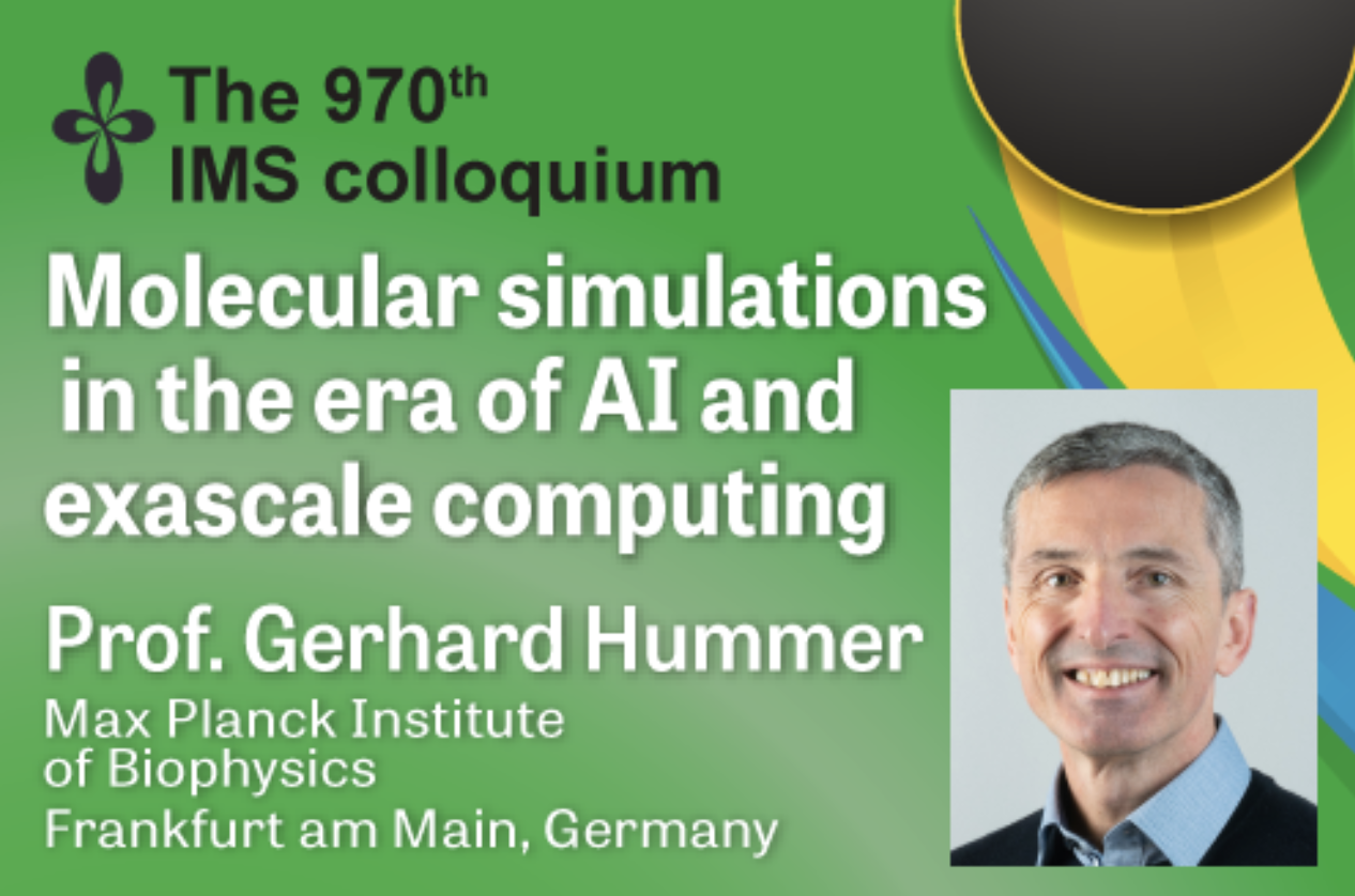 The 970th IMS colloquium Lecture Title	