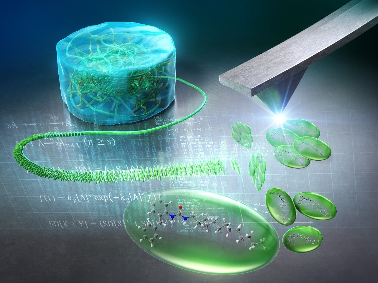 First real-time visualization of nanofiber self-assembly, uncovering key steps in the formation of supramolecular gels