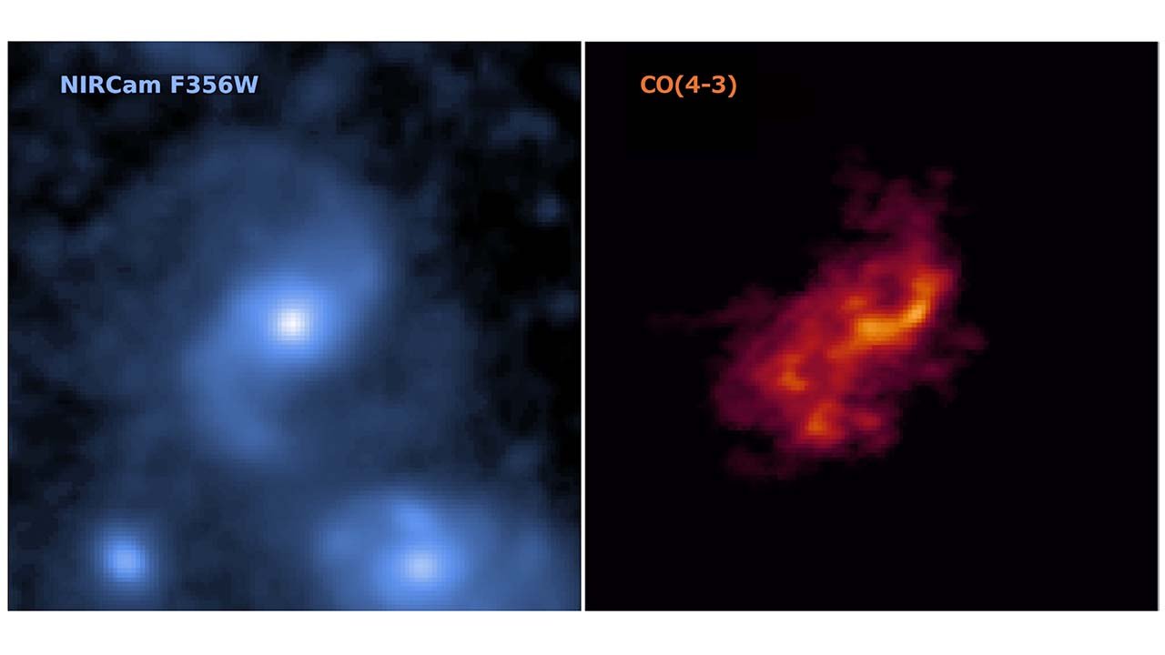 ALMA Measures Evolution of Monster Barred Spiral Galaxy