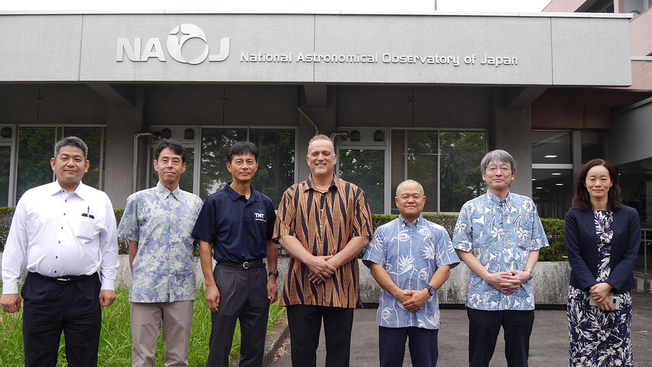 Hawai`i County Mayor’s Delegation Visits NAOJ