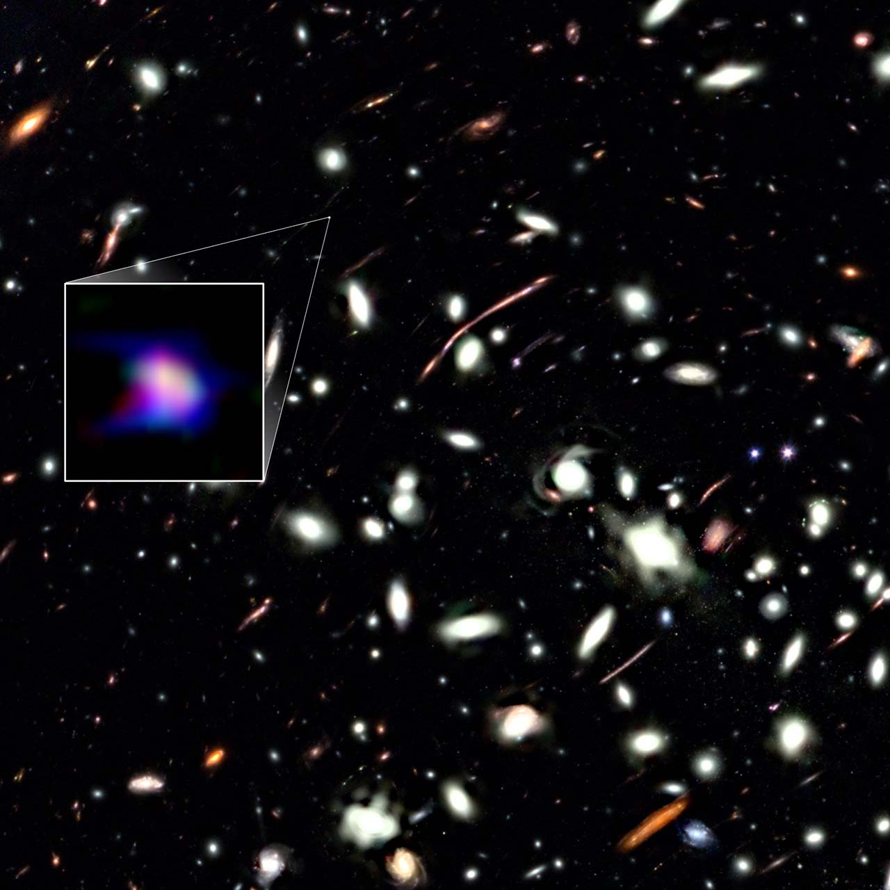 宇宙初期に観測史上最少の酸素量を持つ極小銀河を発見―宇宙の化石天体の起源に迫る―