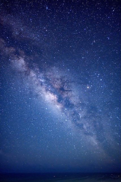石垣島の星空：夏の天の川