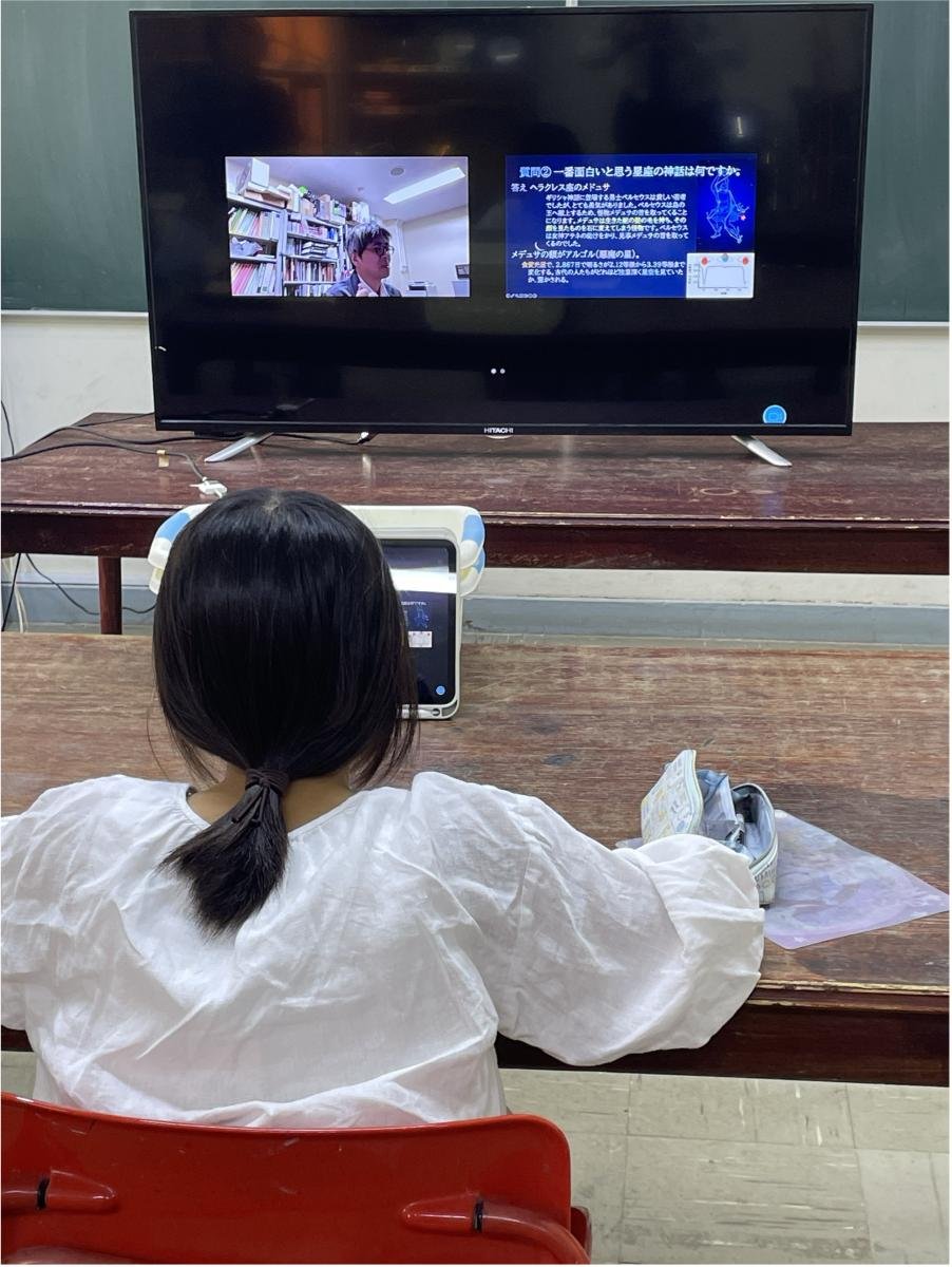 ふれあい天文学　ジッダ日本人学校(サウジアラビア) 　2025年11月13日